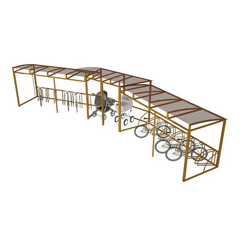 Велопарковка крытая Бетта-Парк 100