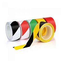 Сигнальные ПВХ ленты для разметки и маркировки (гладкие)