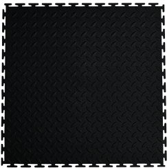 Модульная плитка ПВХ Classic 7 мм, черная