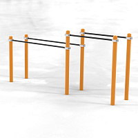 Брусья двойные разновысотные Воркаут SP WRK-09_76mm