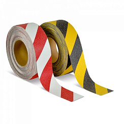 Предупреждающие противоскользящие ленты (средней зернистости)