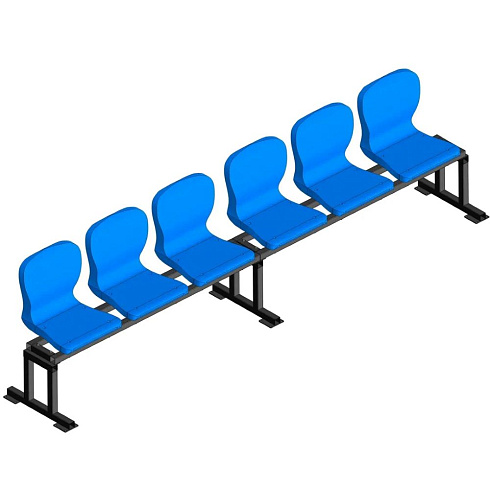 Трибуна скамейка для зрителей на 6 мест