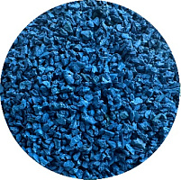 Резиновая крошка синяя