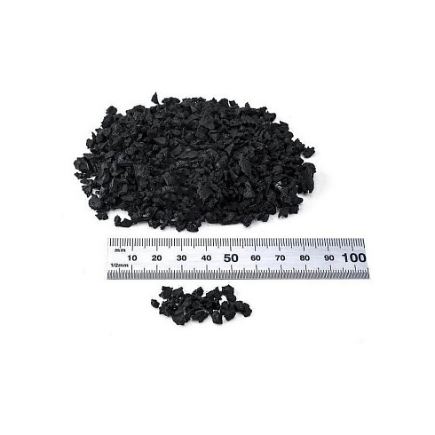 Резиновая крошка черная фракция 5 мм
