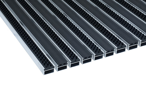 Решетка «резина + скребок + ворс + щетка»