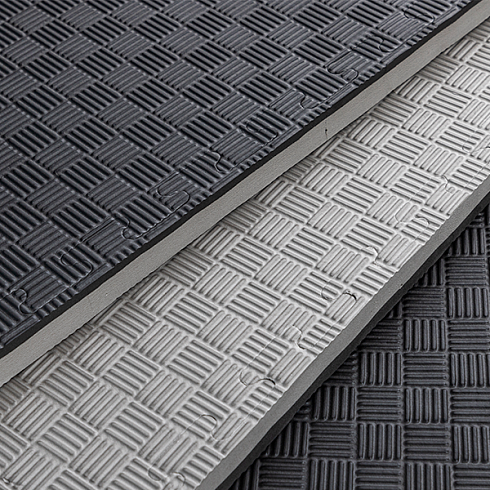 Будо-маты спортивные — 25 мм, серый/чёрный