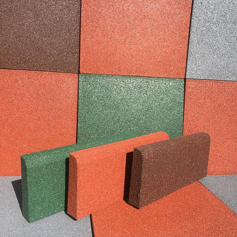 Бордюр из резиновой крошки 500х200х50 мм