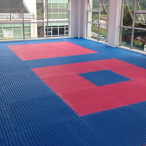 Будо-маты спортивные — 20 мм, синий/красный