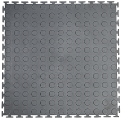 Модульная плитка ПВХ Line 5 мм, серая