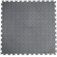 Модульная плитка ПВХ Line 5 мм, серая