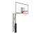 Стойка баскетбольная уличная с защитой, щитом из оргстекла, аморт. кольцом и сеткой, вынос 325 см