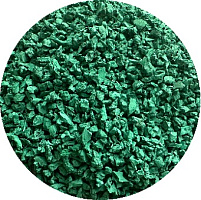 Резиновая крошка зеленая