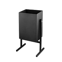 Урна для мусора прямоугольная 370х250х650 мм