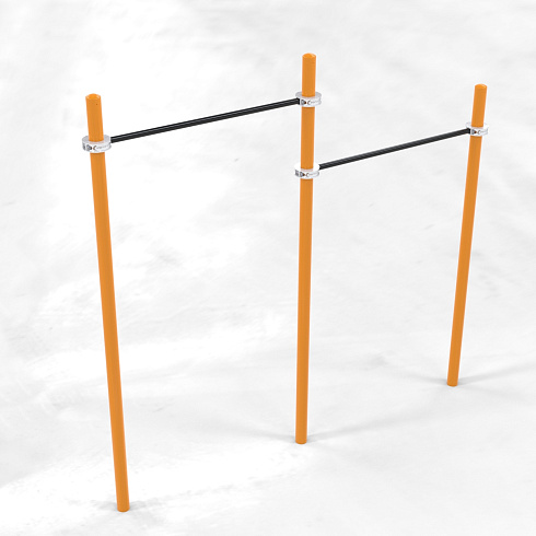 Турник уличный двойной для Воркаут SP WRK-13_76mm