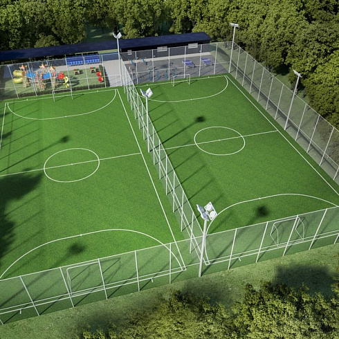 Искусственная трава для футбола SPORT STANDART F-40