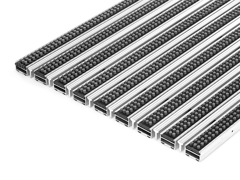 Решетка «резина + скребок + ворс + щетка»