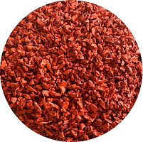 Резиновая крошка оранжевая