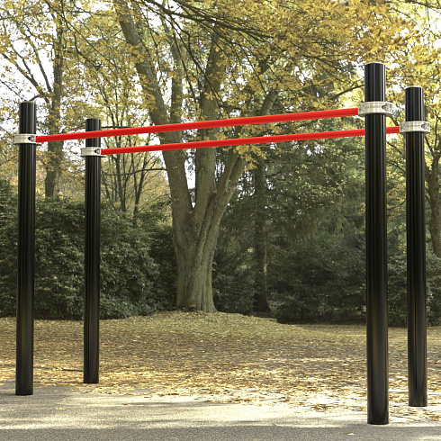 Брусья уличные стандартные Воркаут SP WRK-10_76mm