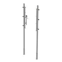 Стойки волейбольные универсальные с механизмом натяжения, в стаканах с крышками