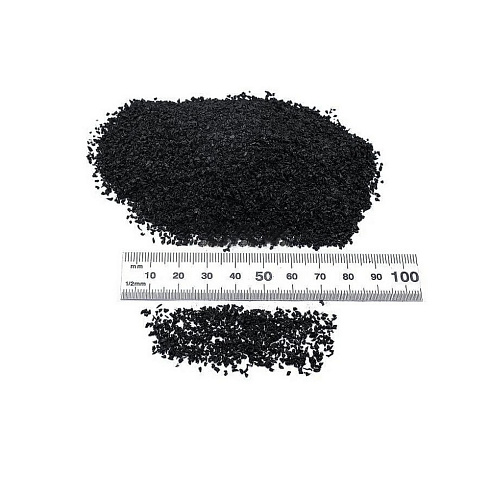 Резиновая крошка черная фракция 1-3 мм