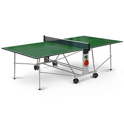 Стол теннисный Compact LX, зелёный NEW