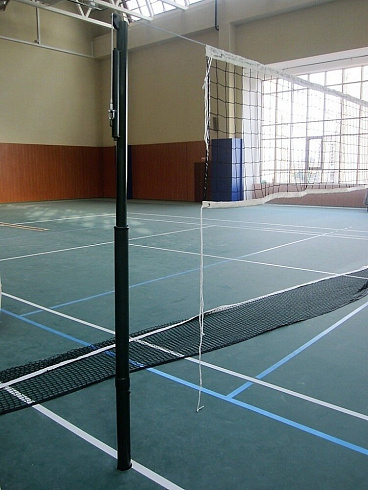 Стойки в/б телескопические со стаканами, крышками и механизмом натяжения сетки (А29)