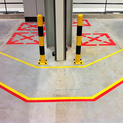 Сигнальные ПВХ ленты для разметки и маркировки (гладкие)