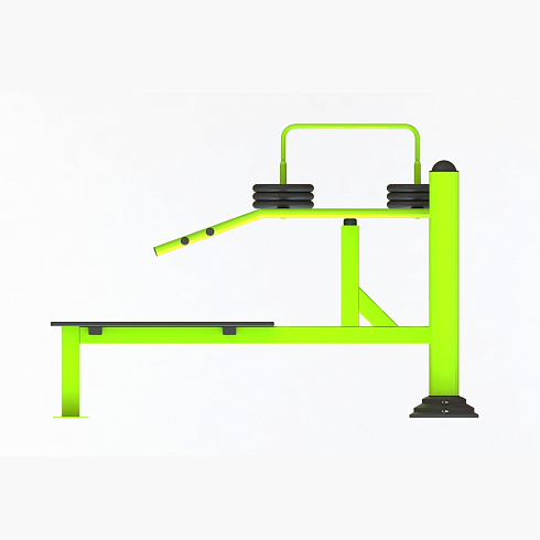 Уличный тренажер взрослый Жим лежа с изменяемой нагрузкой ТС 140