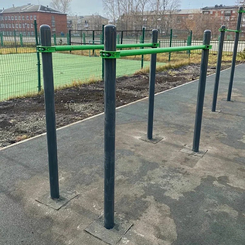 Брусья уличные стандартные Воркаут SP WRK-10_76mm