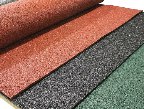 Черный коврик-мат