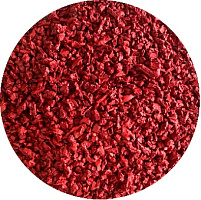 Резиновая крошка рубиновая