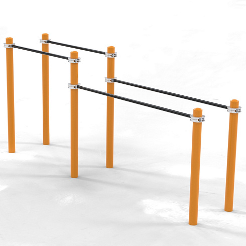 Брусья двойные разновысотные Воркаут SP WRK-09_76mm