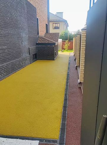 Горчичный коврик-мат