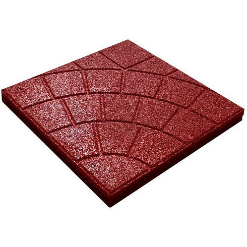 Резиновая плитка "Паутинка" 350х350, 20 мм