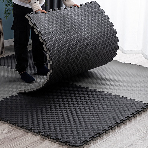 Будо-маты спортивные — 25 мм, серый/чёрный