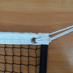 Сетка для бадминтона ПРОФ с тросом ПП (А56)