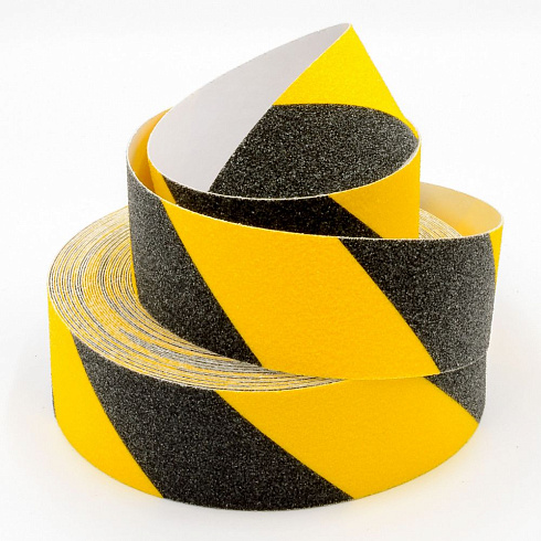 Предупреждающие противоскользящие ленты (средней зернистости)