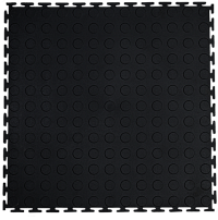 Модульная плитка ПВХ Line 5 мм, черная