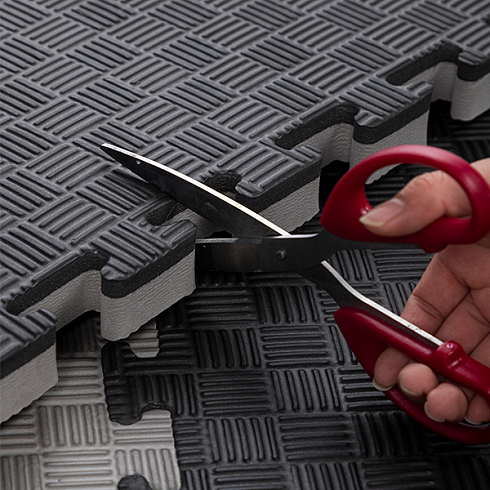 Будо-маты спортивные — 25 мм, серый/чёрный