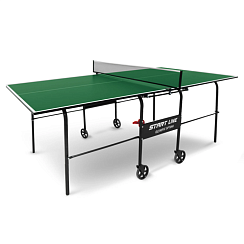 Стол теннисный Olympic Optima с сеткой, зеленый