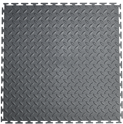 Модульная плитка ПВХ Classic 7 мм, серая