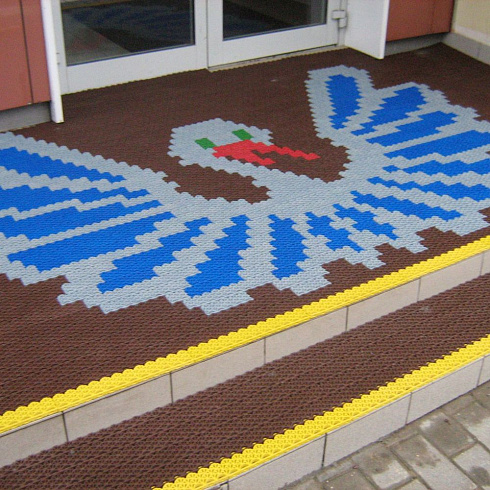 Грязезащитное модульное покрытие "Антикаблук"