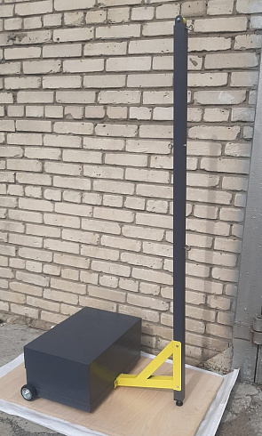 Стойки бадминтонные мобильные с противовесами по 70 кг BWF (А425)