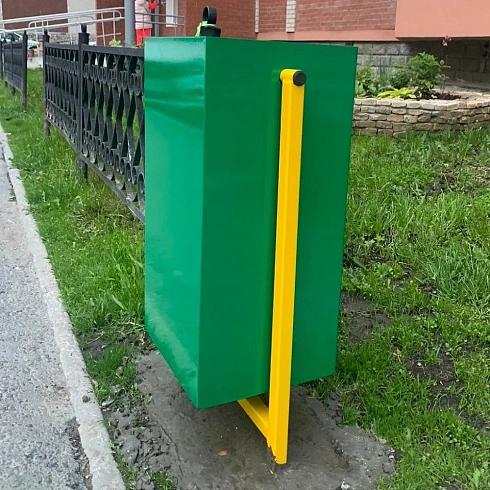 Урна для мусора прямоугольная 370х250х650 мм