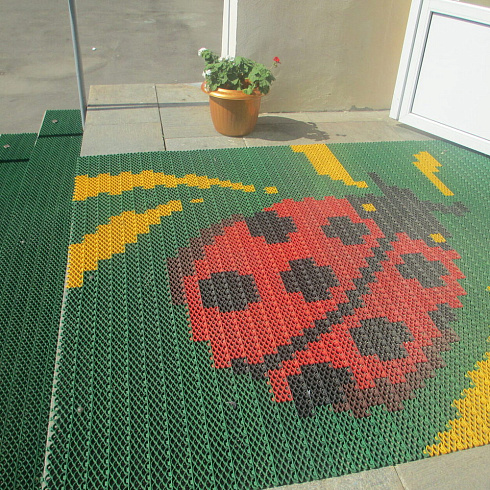 Грязезащитное модульное покрытие