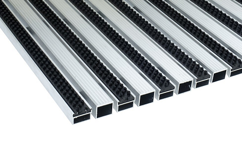 Решетка «резина + скребок + ворс + щетка»