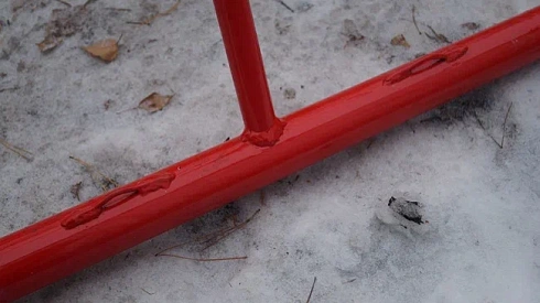 Ворота хоккейные (комплект) 1,83х1,22 ГОСТ цельносварные