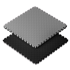 Будо-маты спортивные — 25 мм, серый/чёрный