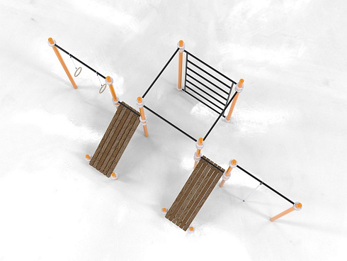 Комплекс тренажеров для Воркаут SP WRK-21_76mm