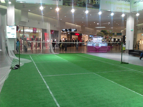 Стойки бадминтонные мобильные с противовесами по 40 кг тренировочные (А107)